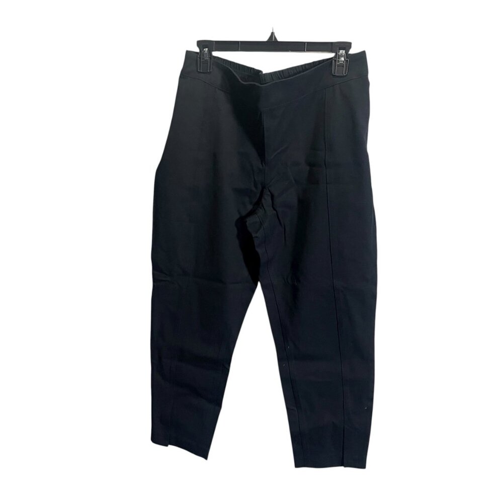 Isaac Mizrahi Live Black Cropped Pants Women’s Size 14P Stretch